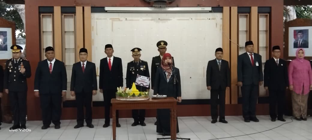 Septianah, S.H.I., M.H. Menjadi Inspektur Upacara Doa Syukur HUT ke-81 Kemerdekaan RI Kabupaten Bantul