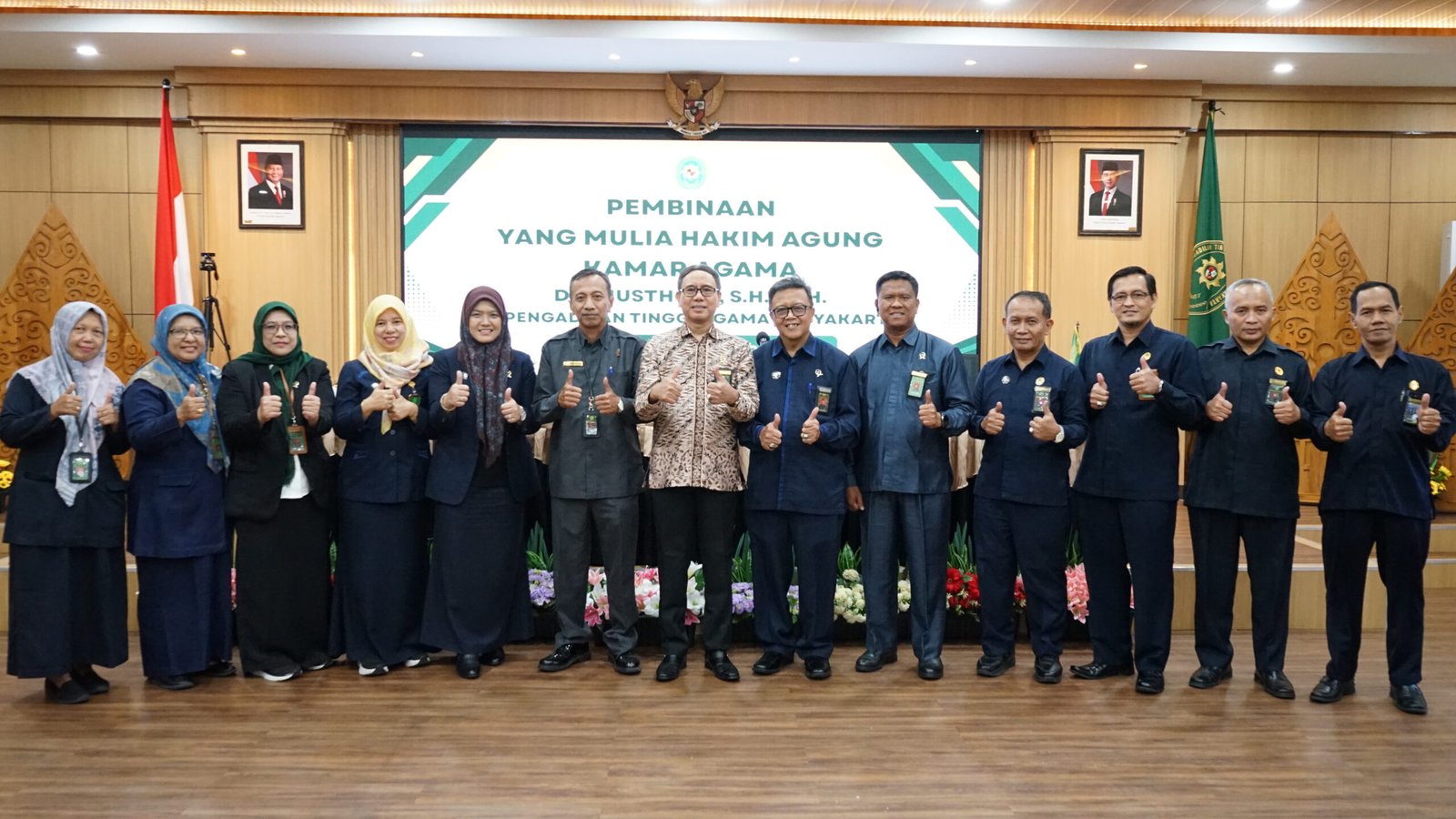 Ketua dan Panitera PA Bantul Ikuti Pembinaan Hakim Agung Kamar Agama Bersama Hakim Tinggi, Ketua dan Panitera se-Wilayah PTA D.I. Yogyakarta